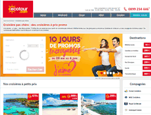 Tablet Screenshot of ecotour.vacances-croisiere.com